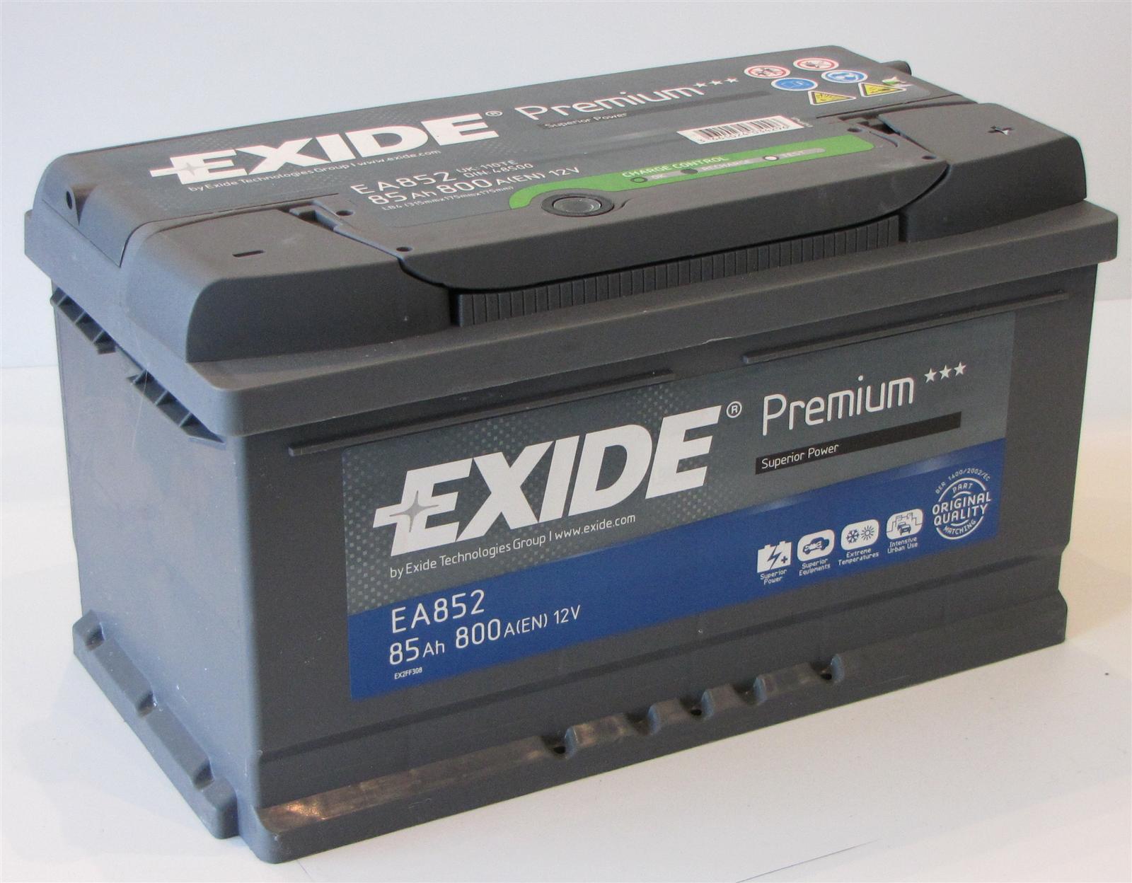 Autobatéria Exide Premium EA852 12V 85Ah 800A | Www.baterky.sk - Obchod ...